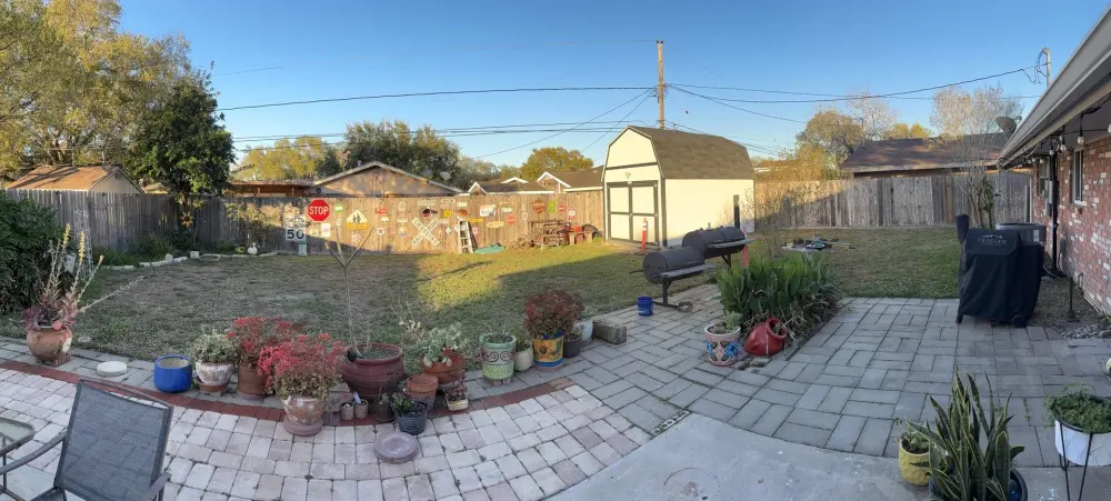 Patio & Debris Cleanup — after