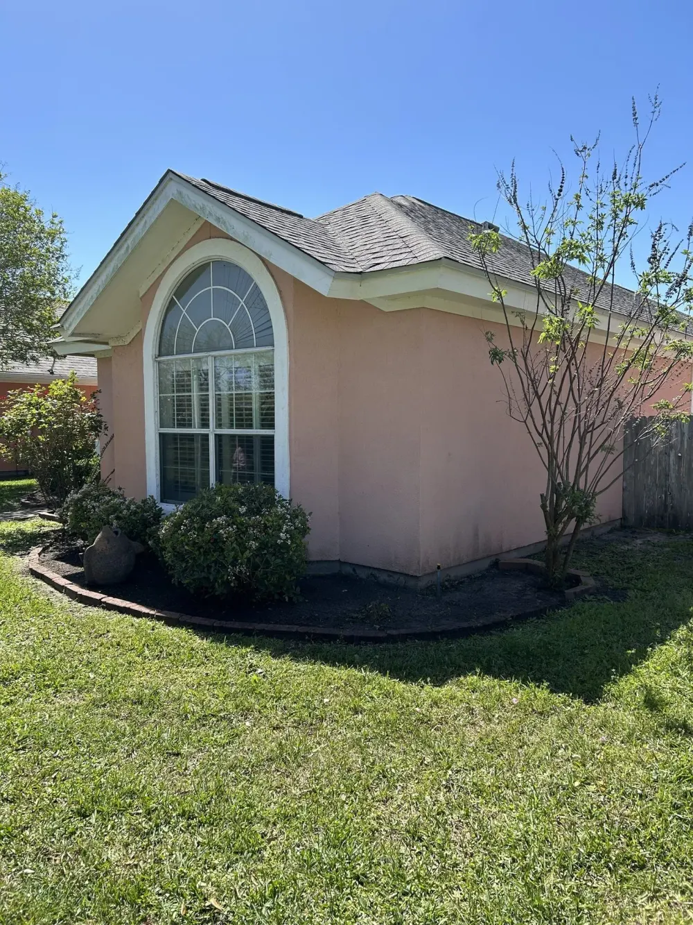Flower Bed & Shrub Cleanup — after