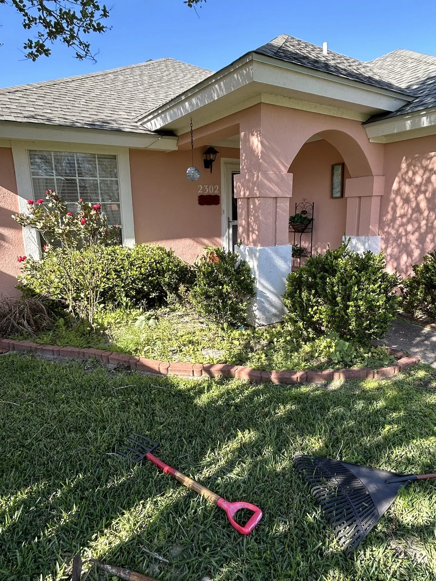 Front Yard Transformation — before