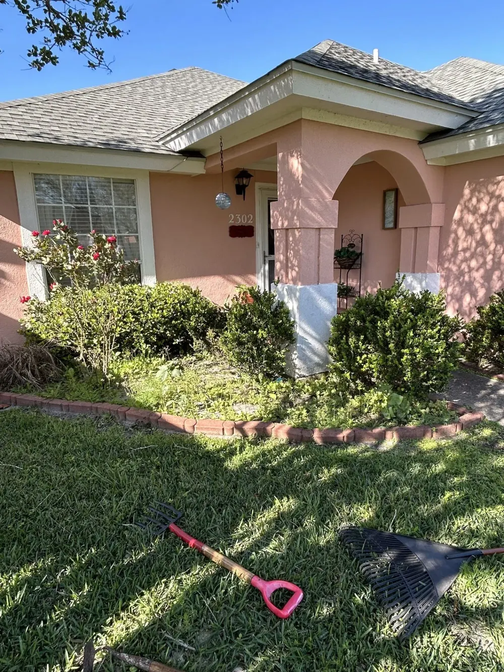Front Yard Transformation — before